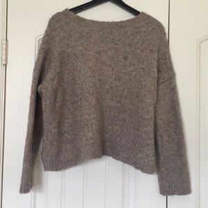 Aerie soft oversized cropped sweater